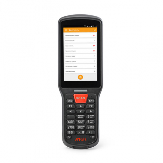 Мобильный терминал АТОЛ SMART.Lite (Android 7.0, 3G, 2D Imager SE4710, 4”, Camera, 2Гбх16Гб, Wi-Fi b/g/n, 5200 mAh, Bluetooth, БП)